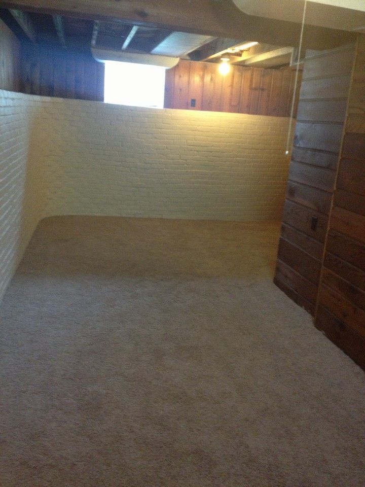 finished rec-room in basement with bathroom and large laundry room. very clean!