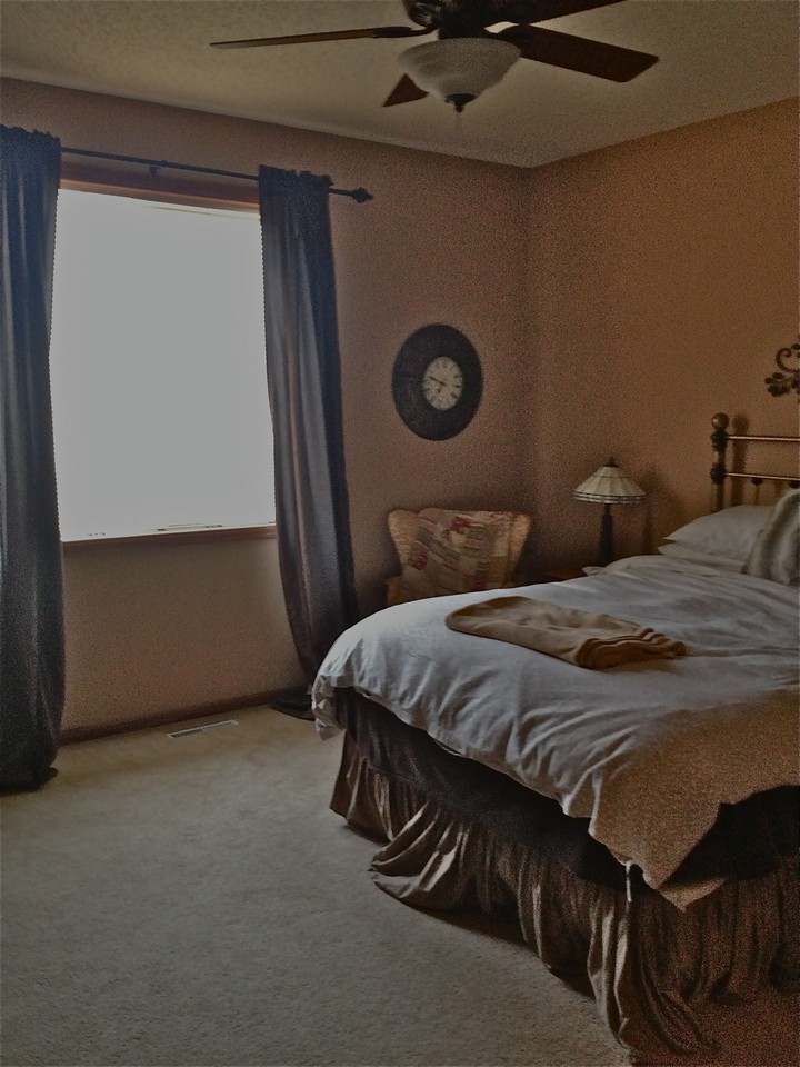 3 bedrooms with large closets!
